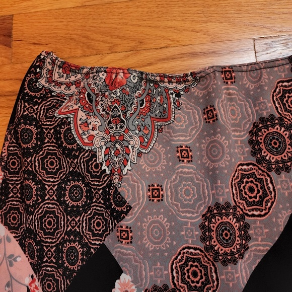 Lavender Floral Skirt L - Picture 4 of 4